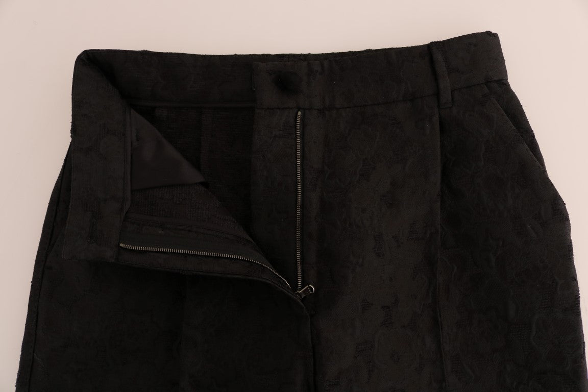 Pantalones de vestir capri elegantes de cintura alta