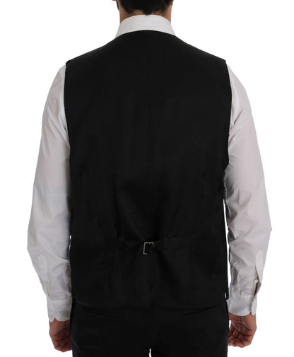 Elegant gestreept gilet van wolmix