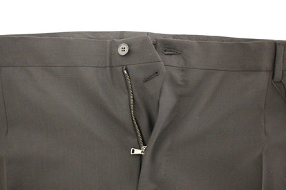 Pantalón elegante de lana negro plisado