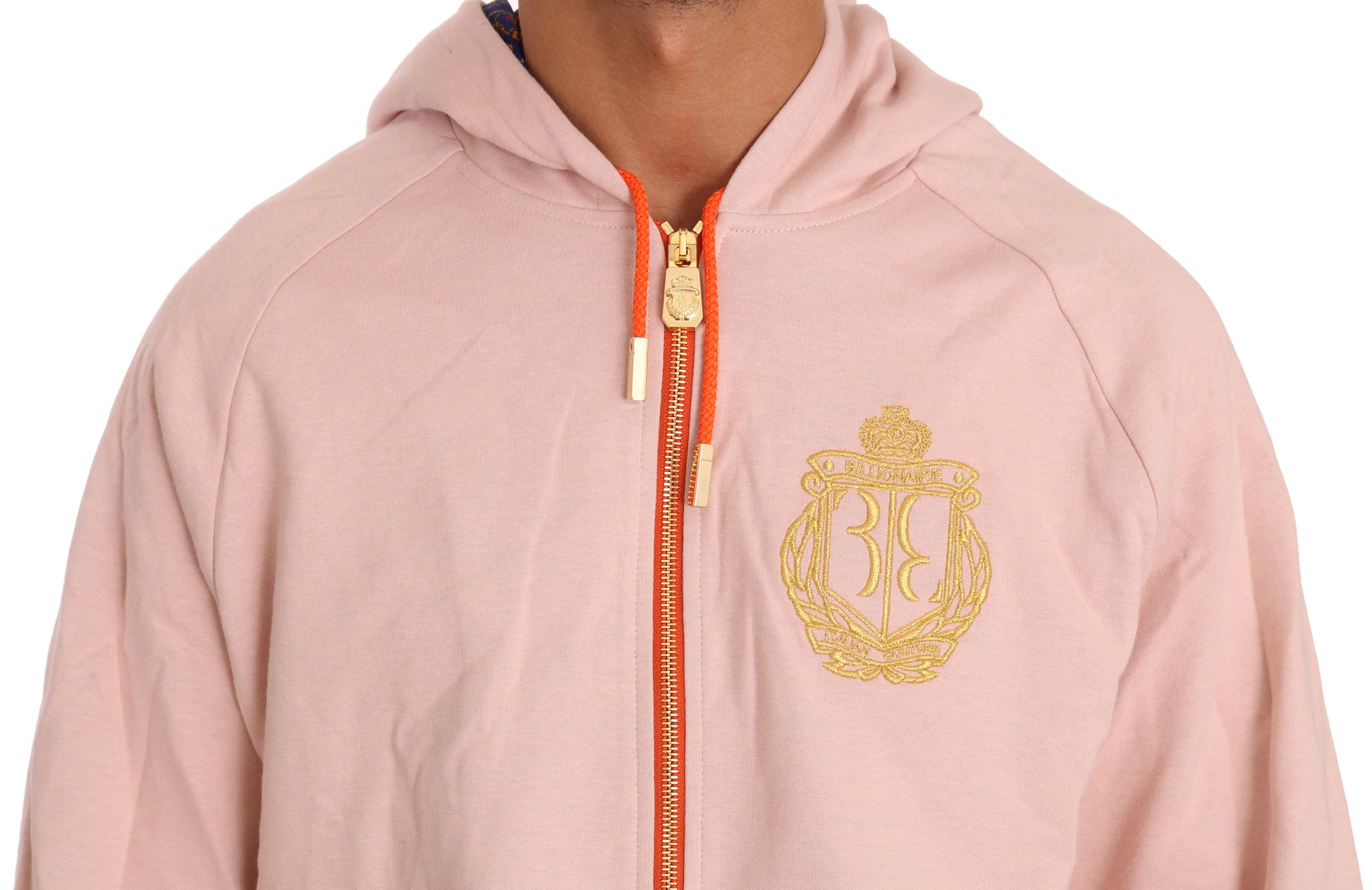 Elegante sudadera de algodón rosa Luxury Comfort