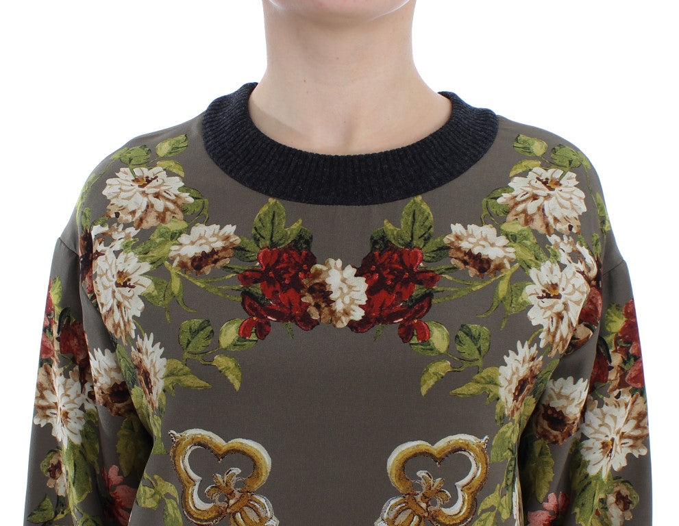 Enchanted Sicily Silk Crewneck Blouse