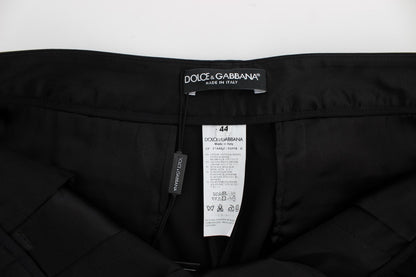 Elegantes pantalones capri torero negros