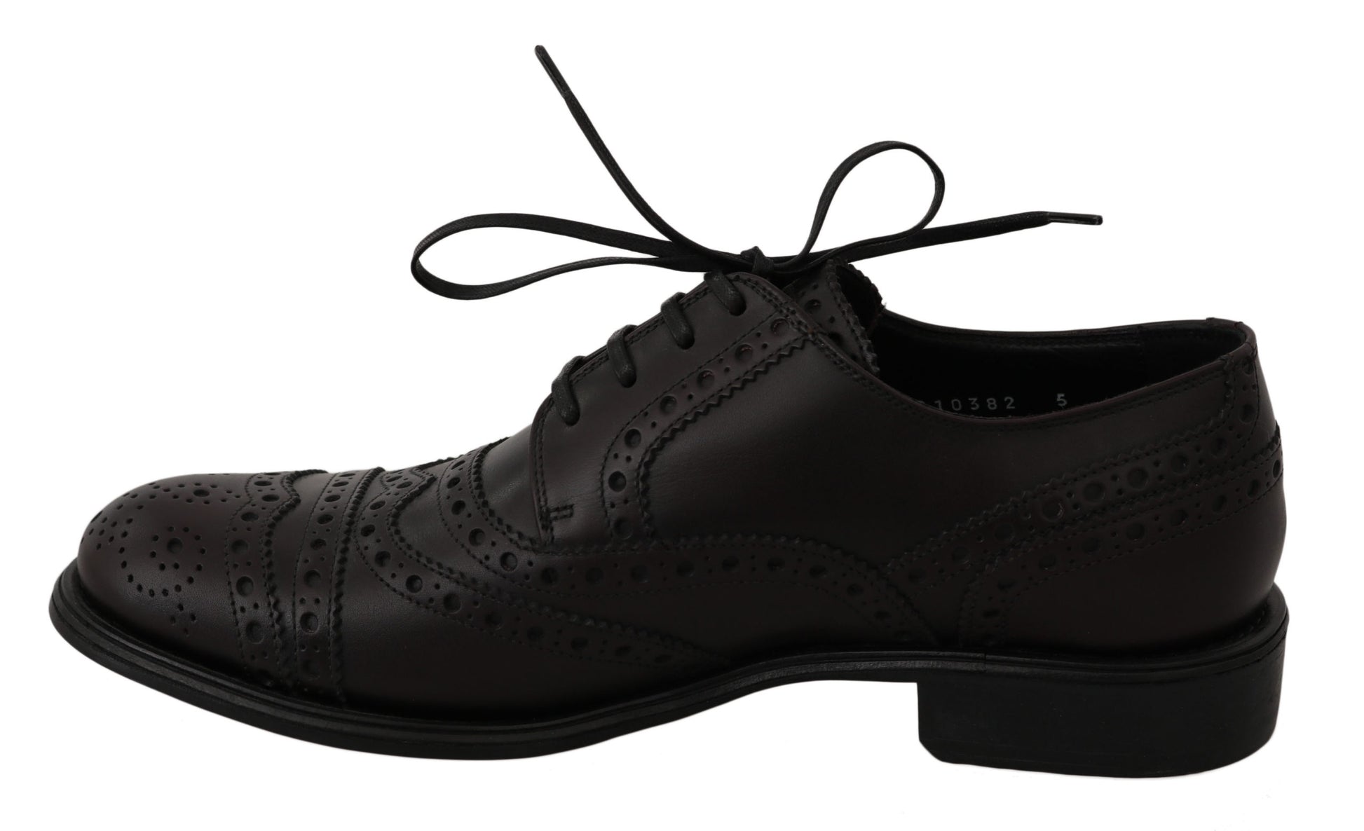 Elegante bordeaux vleugeltip derbyschoenen