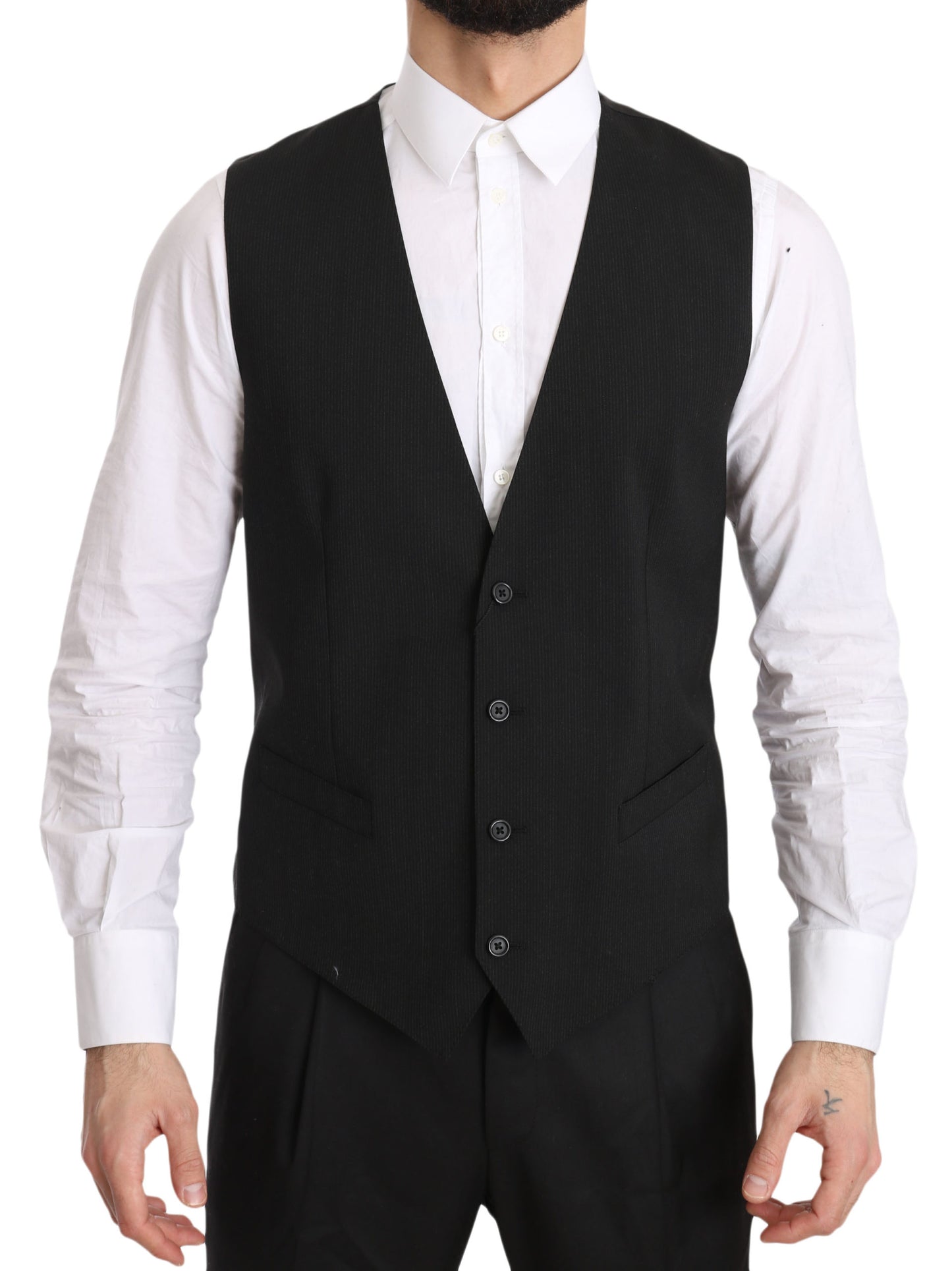 Elegant grijs formeel vest - normale pasvorm