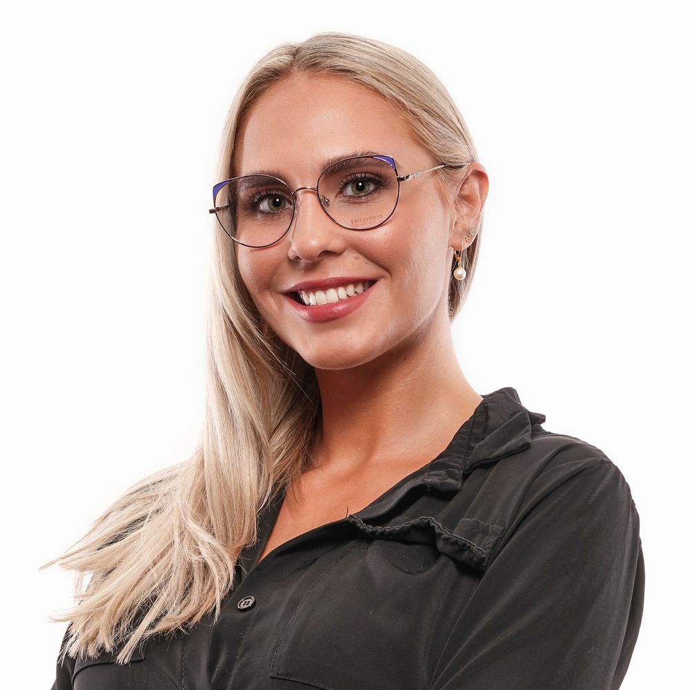 Grijze vrouwen optische frames