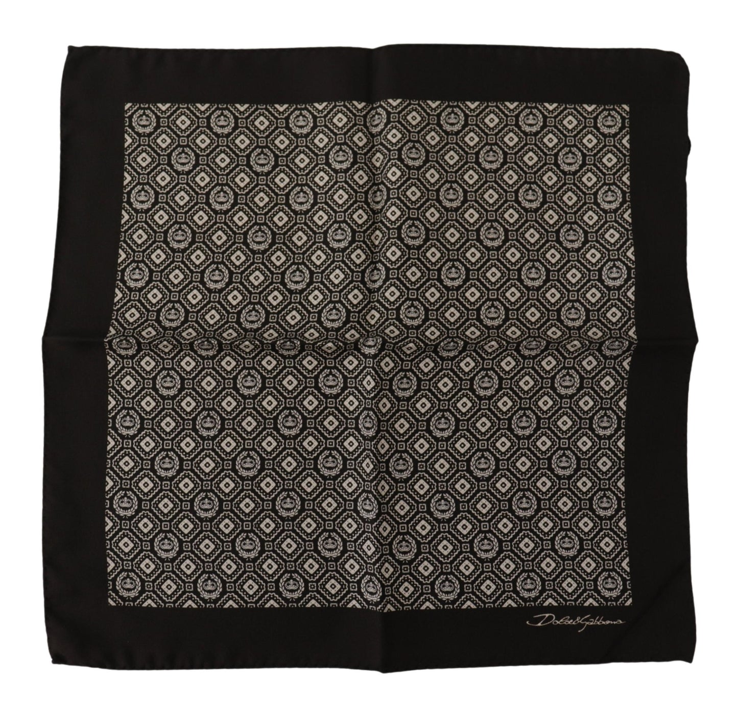 Elegant Black Silk Men's Scarf Wrap