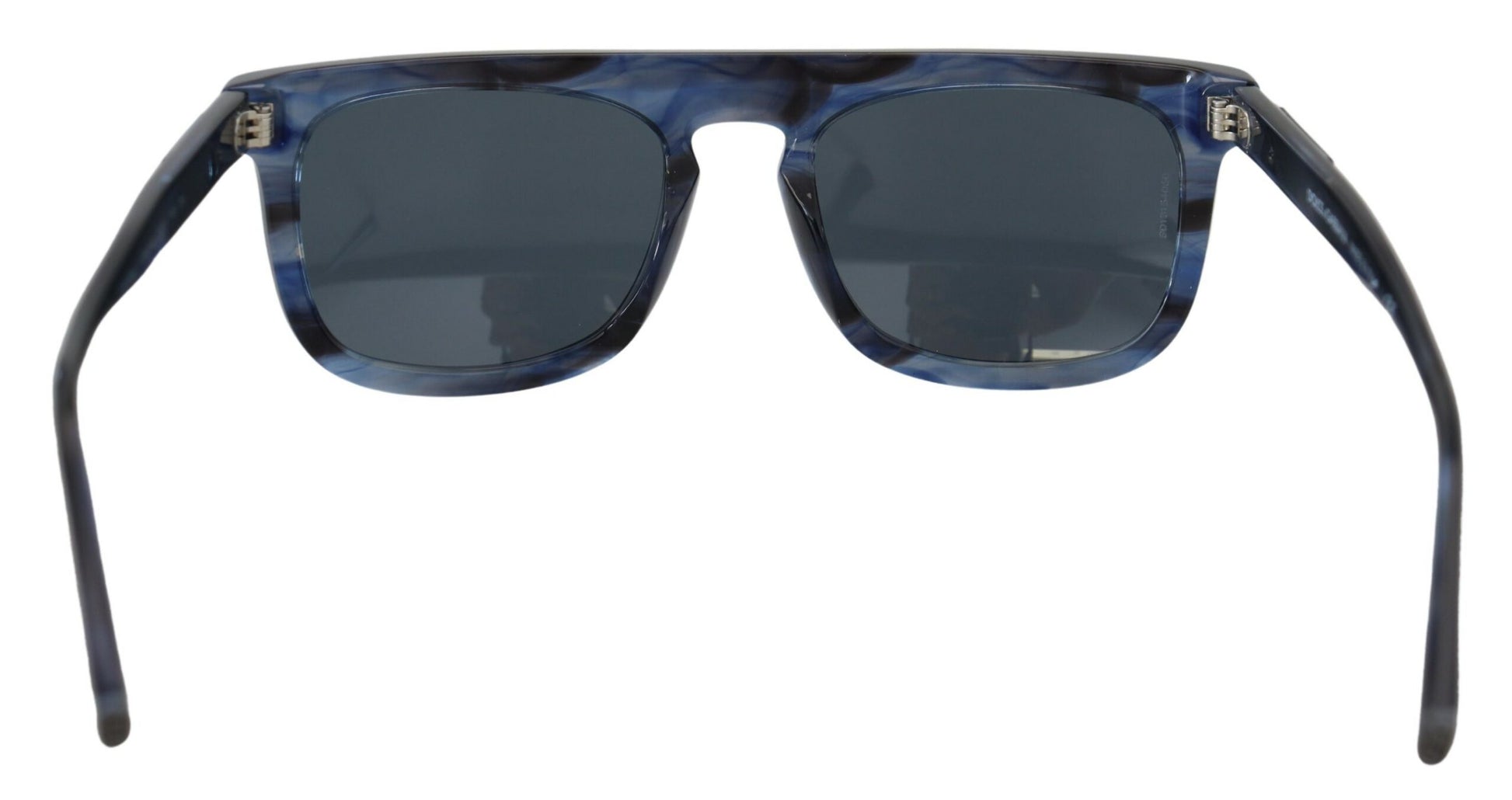 Elegantes gafas de sol de acetato azul