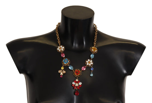 Elegante bloemenverklaring ketting