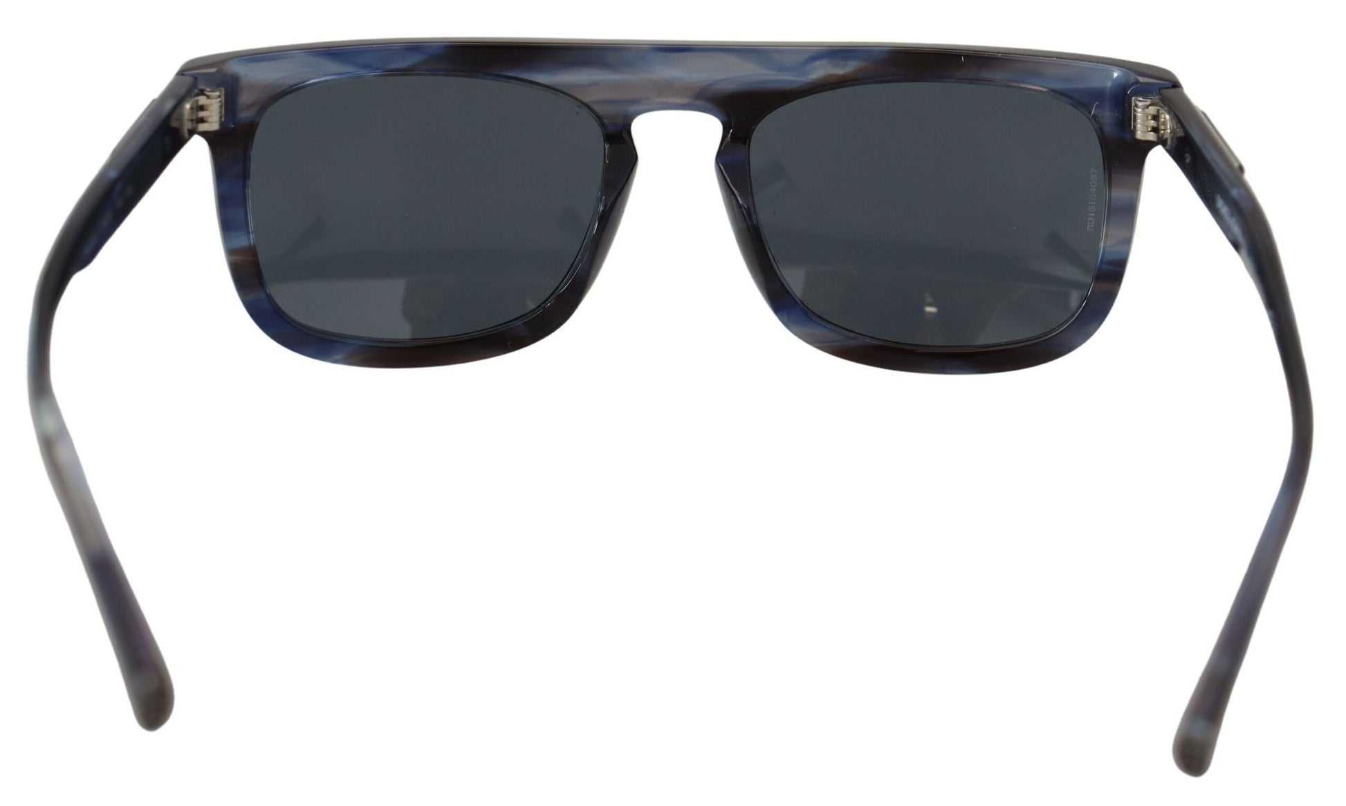 Elegantes gafas de sol de acetato azul para mujer