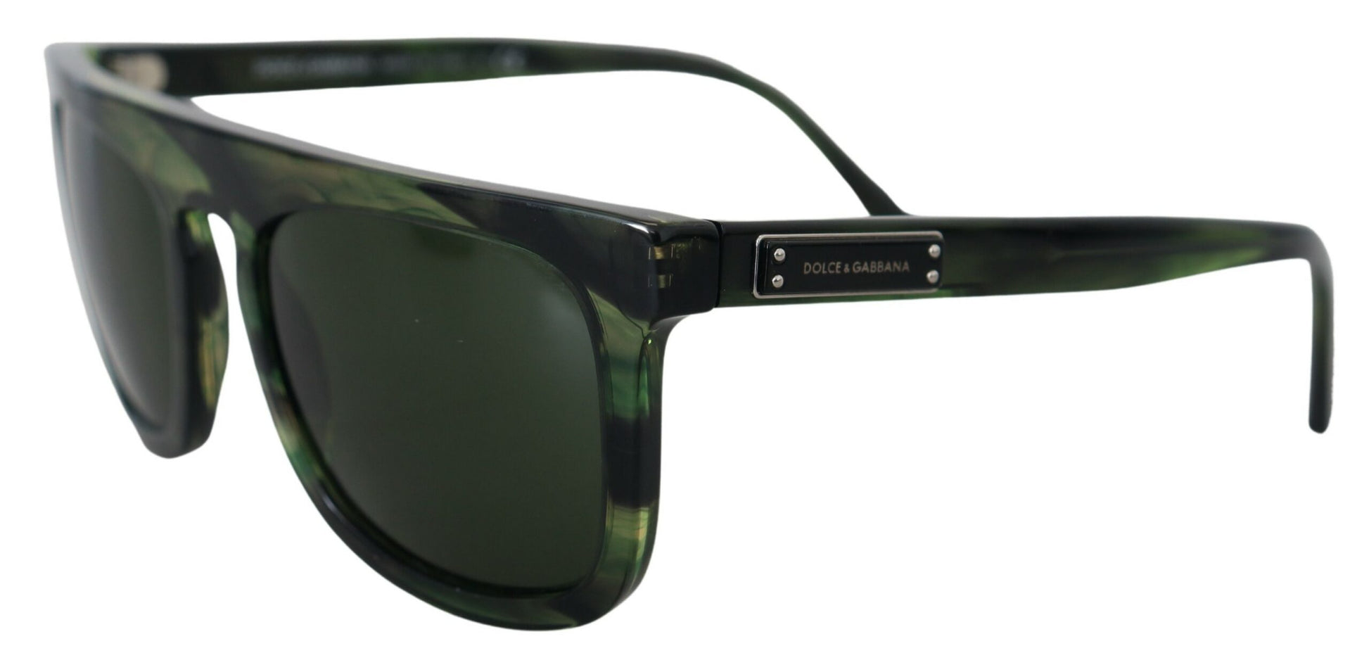 Gafas de sol verdes elegantes con protección UV