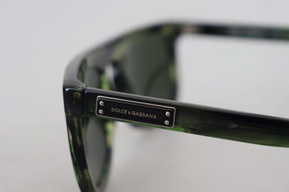 Gafas de sol verdes elegantes con protección UV