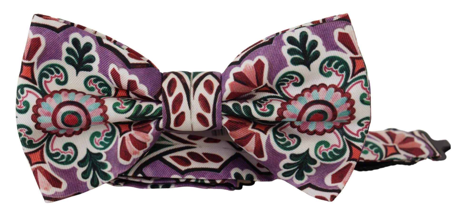 Multicolor Silk Bow Tie Elegant Accessory