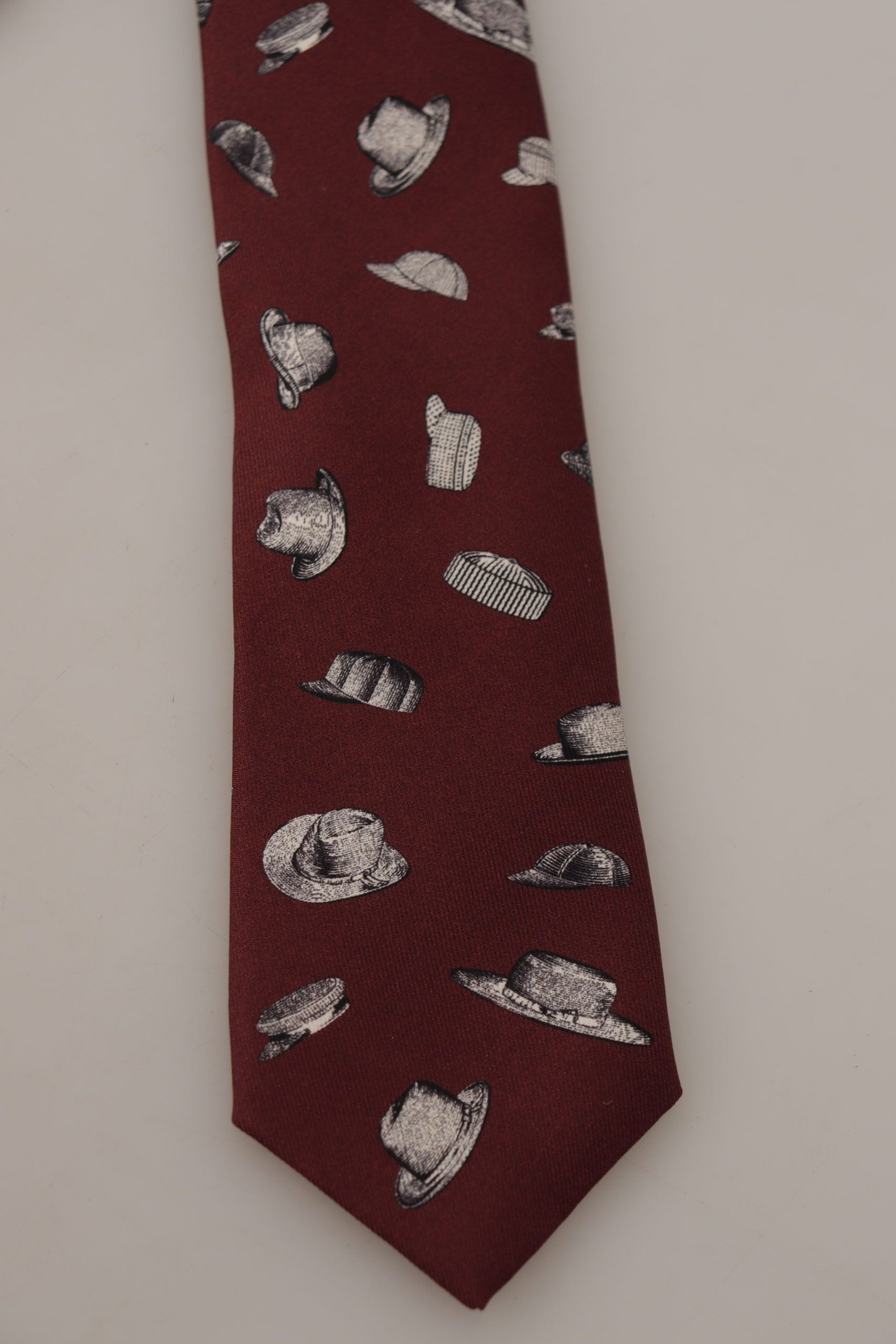 Maroon Elegance Silk Tie