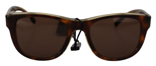 Gafas de sol unisex elegantes de acetato marrón