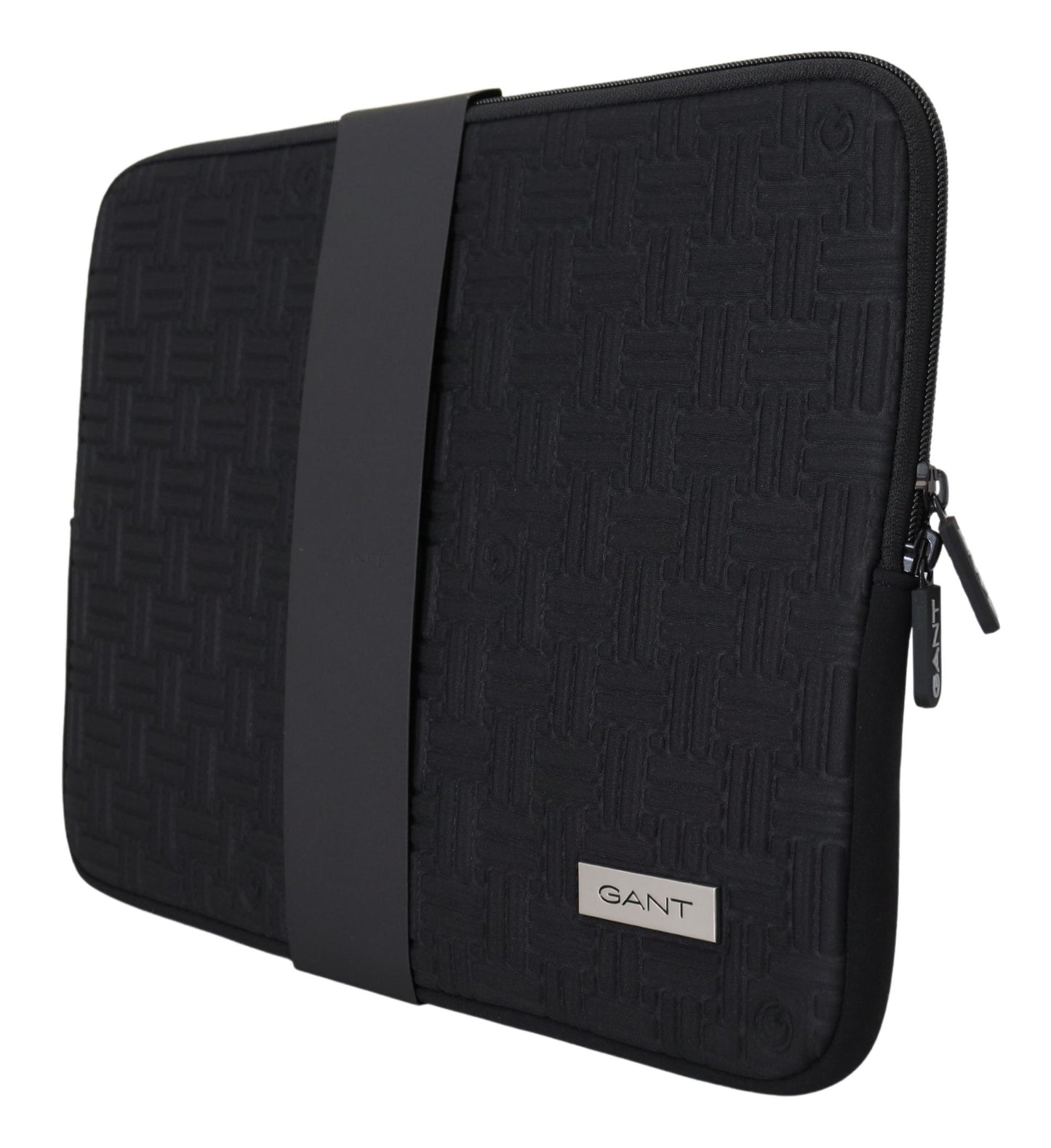 Sleek Black Neoprene Laptop Sleeve