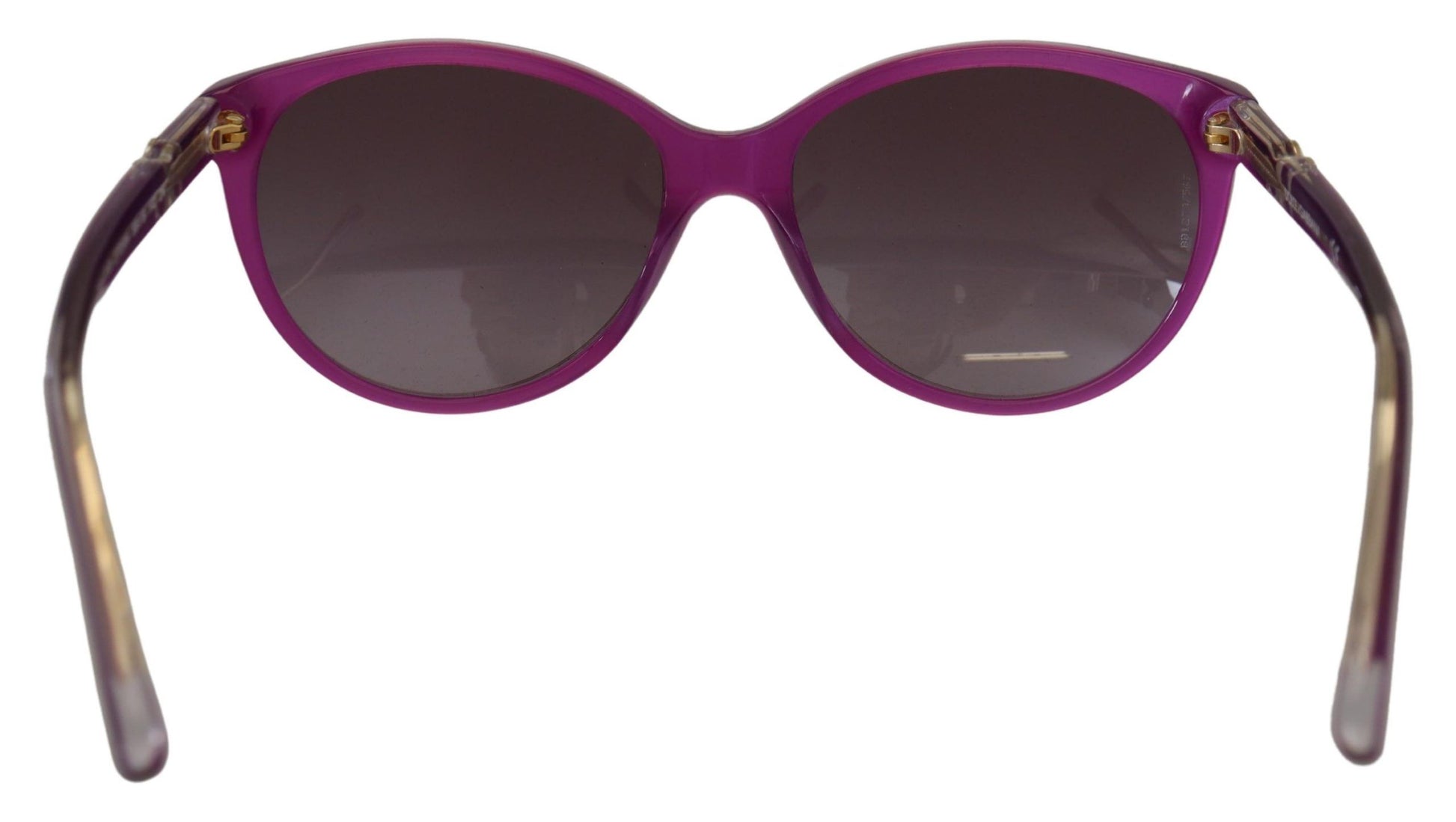 Elegantes gafas de sol redondas de acetato morado