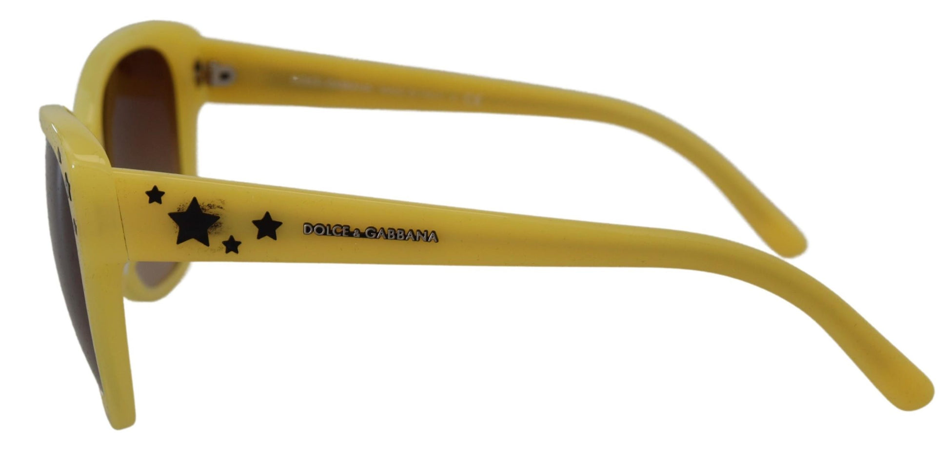 Gafas de sol elegantes con degradado de acetato amarillo