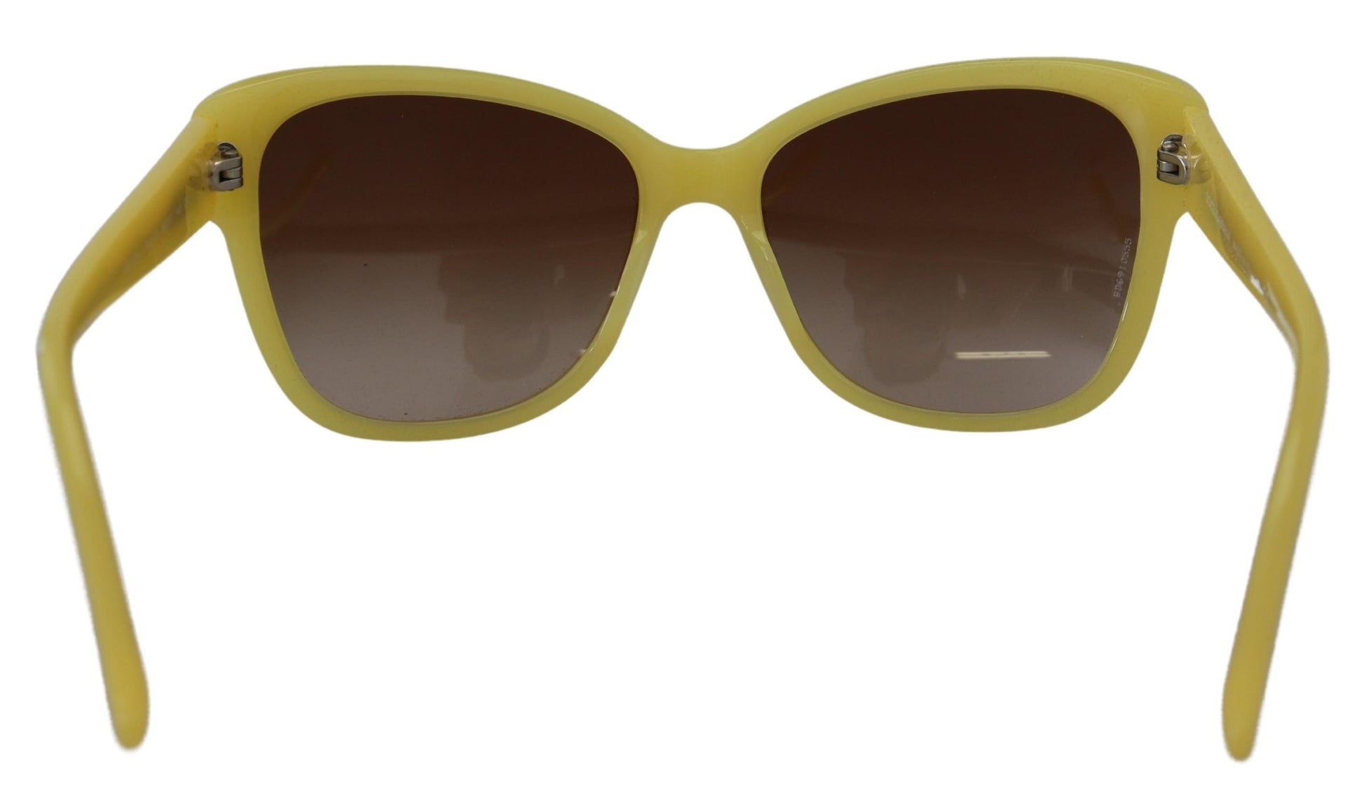 Gafas de sol elegantes con degradado de acetato amarillo