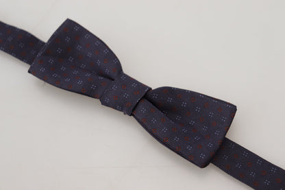 Elegant Silk Patterned Bow Tie