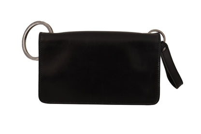 Elegante Mini Cartera de Piel en Negro Atemporal