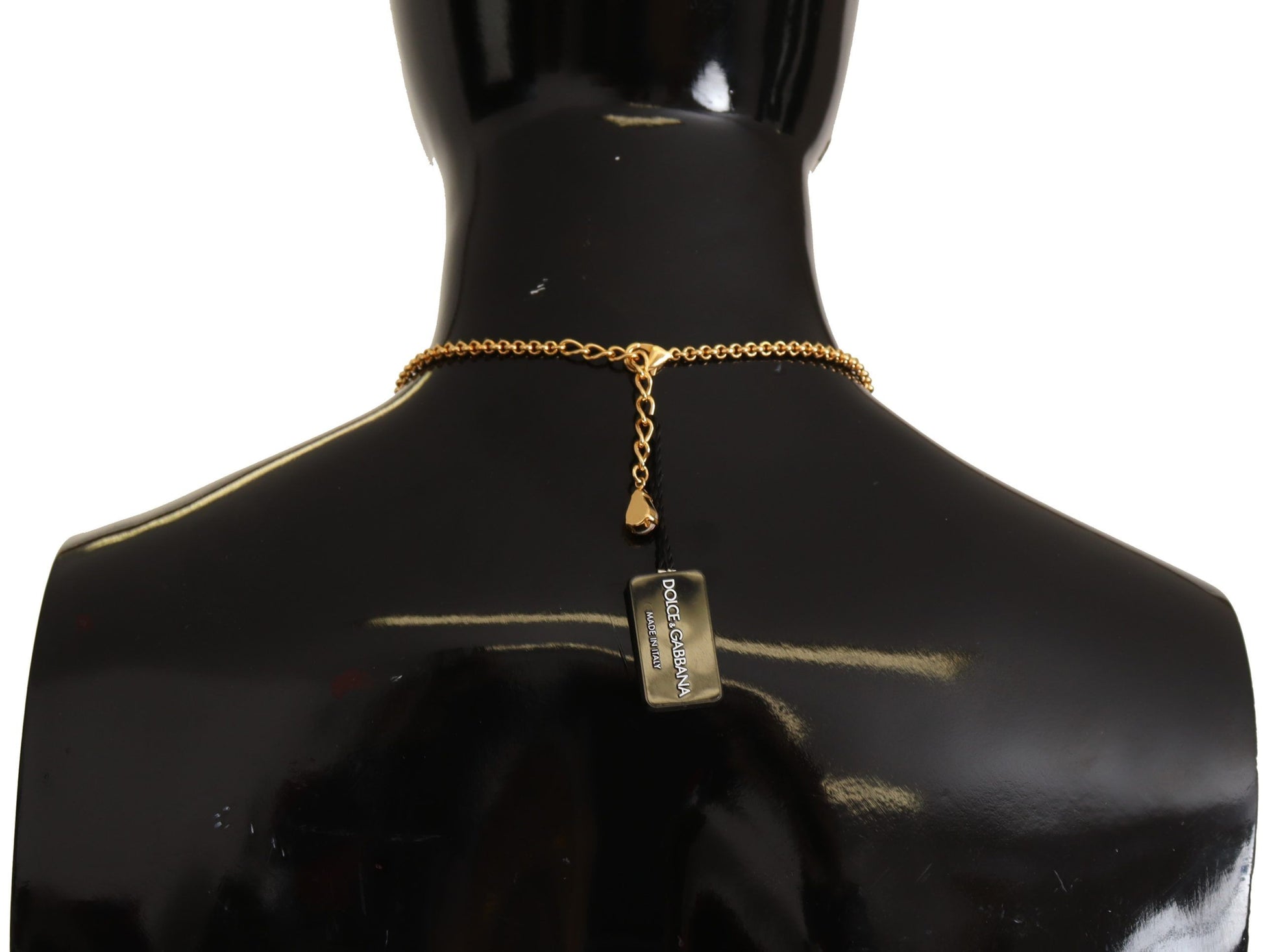 Glamoureuze gouden kristallen charme ketting