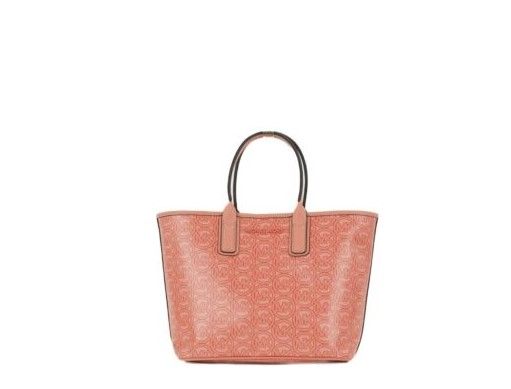 Bolso tote Jodie pequeño Sherbert de poliéster reciclado con logo en jacquard