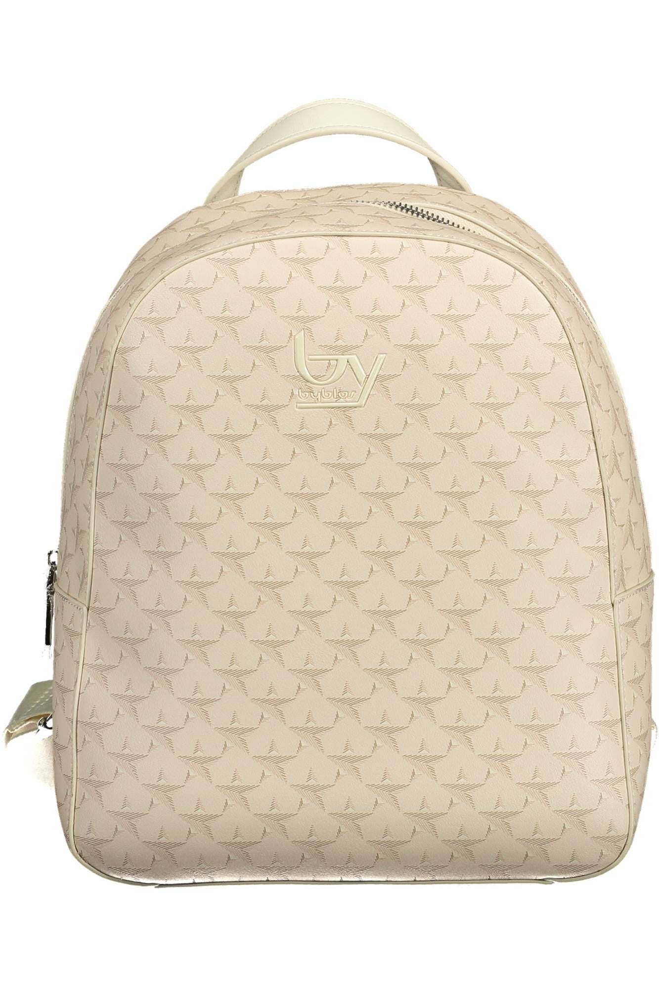 Elegant Beige Backpack with Contrasting Accents