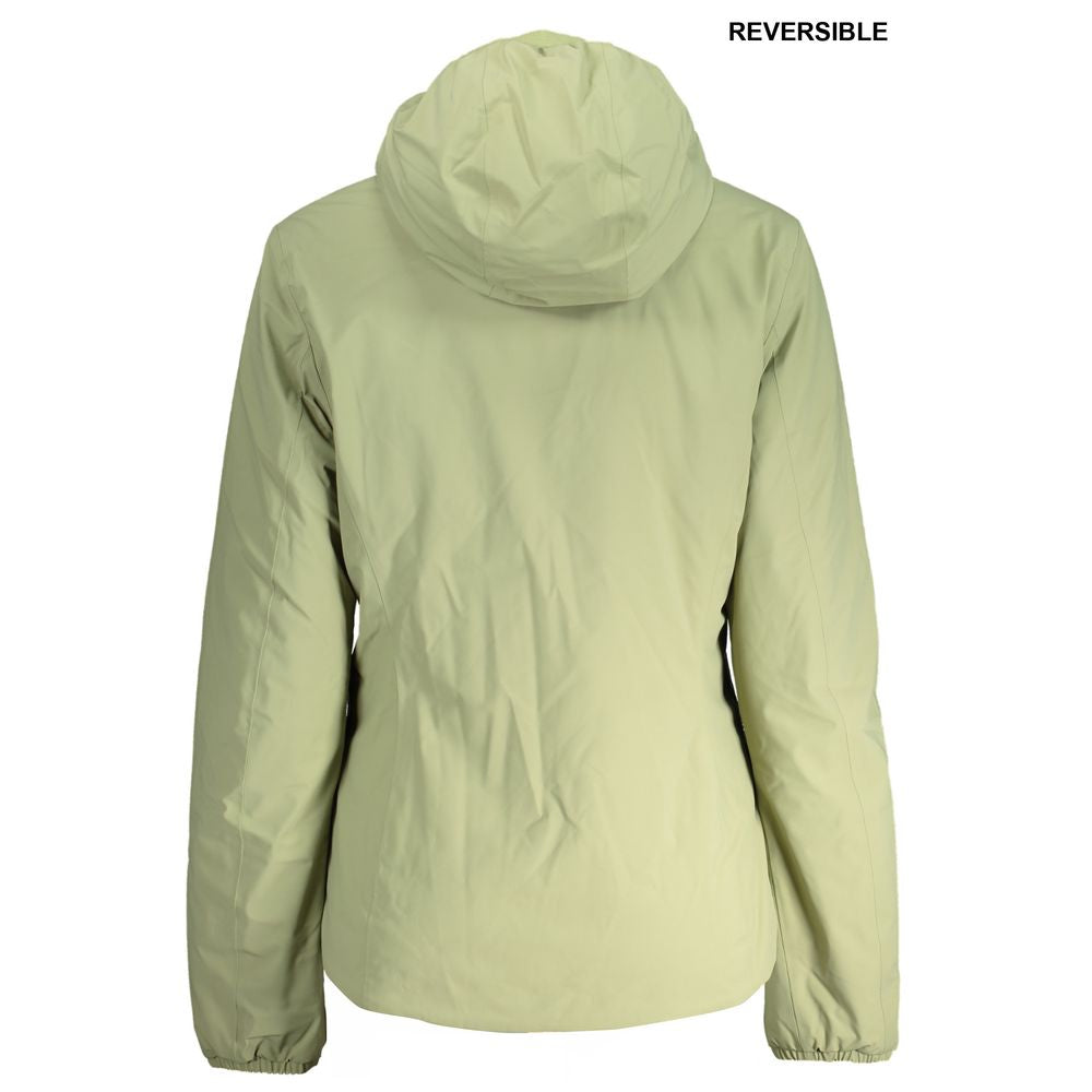 Green Nylon Jackets & Coat