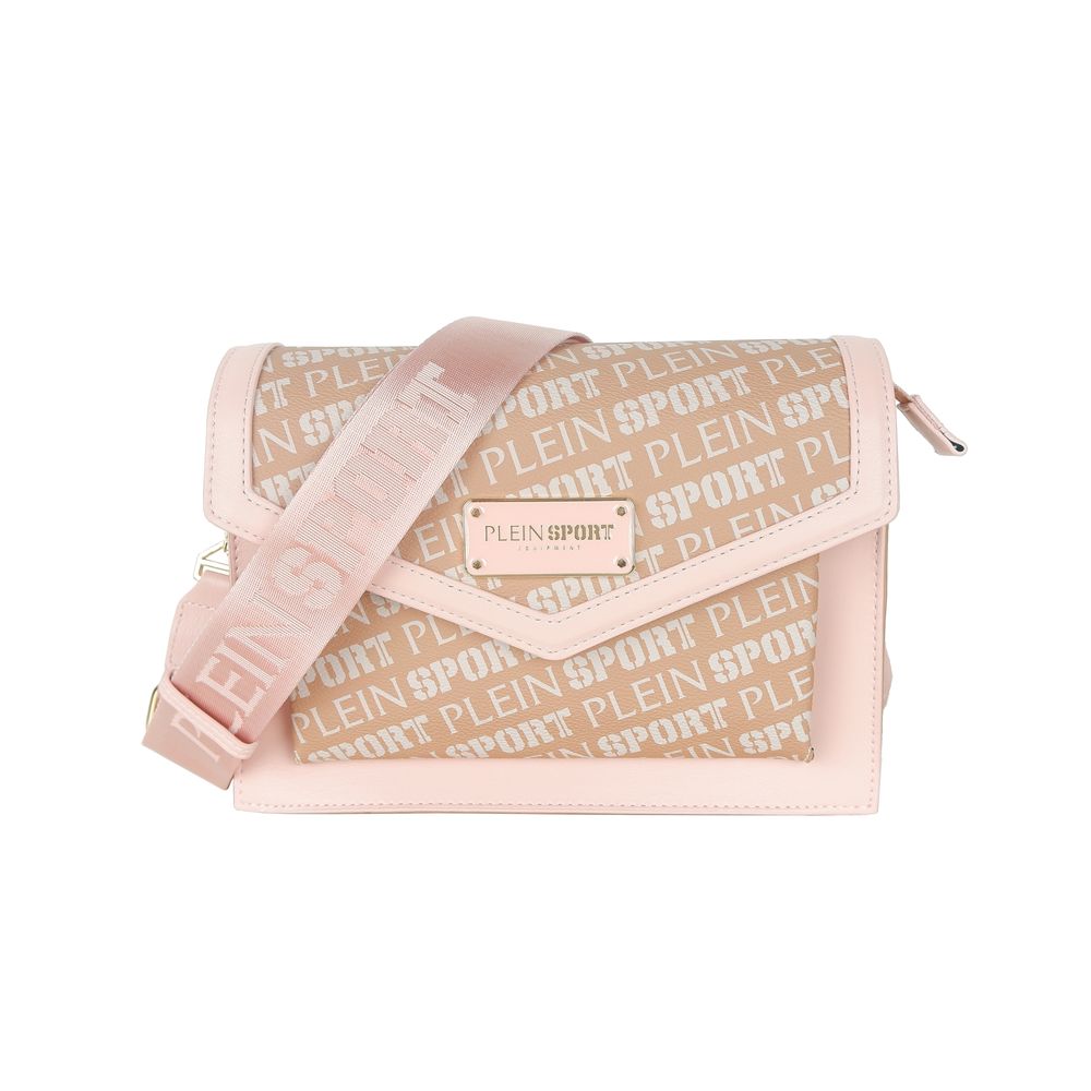 Bolso Bandolera De Poliamida Rosa Pastel