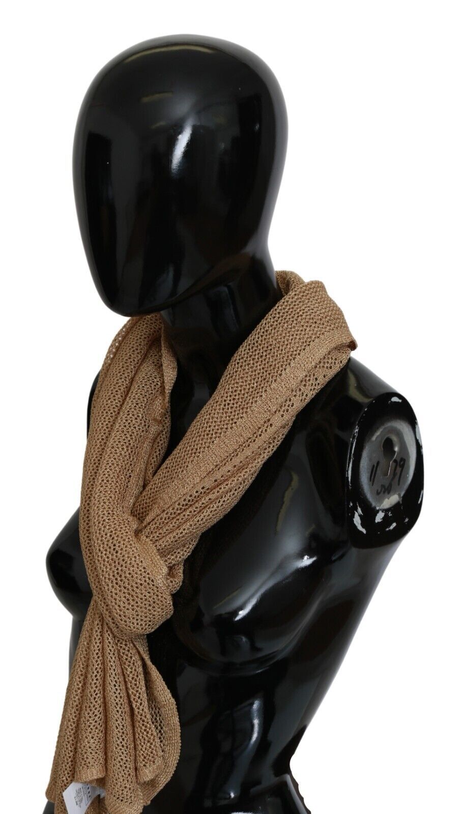 Elegant Men's Brown Neck Wrap Shawl Scarf