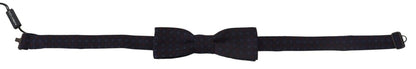 Elegant Silk Blue Bow Tie