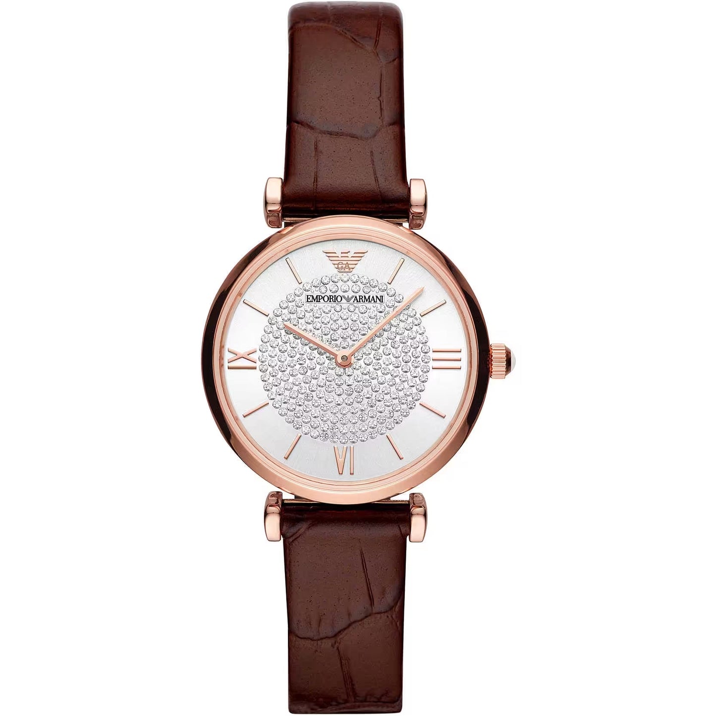 Elegante Reloj de Piel Burdeos para Mujer